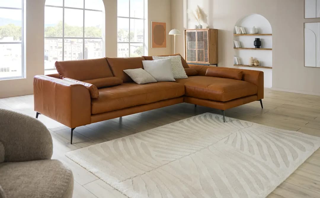Ecksofa Arelia | Braun