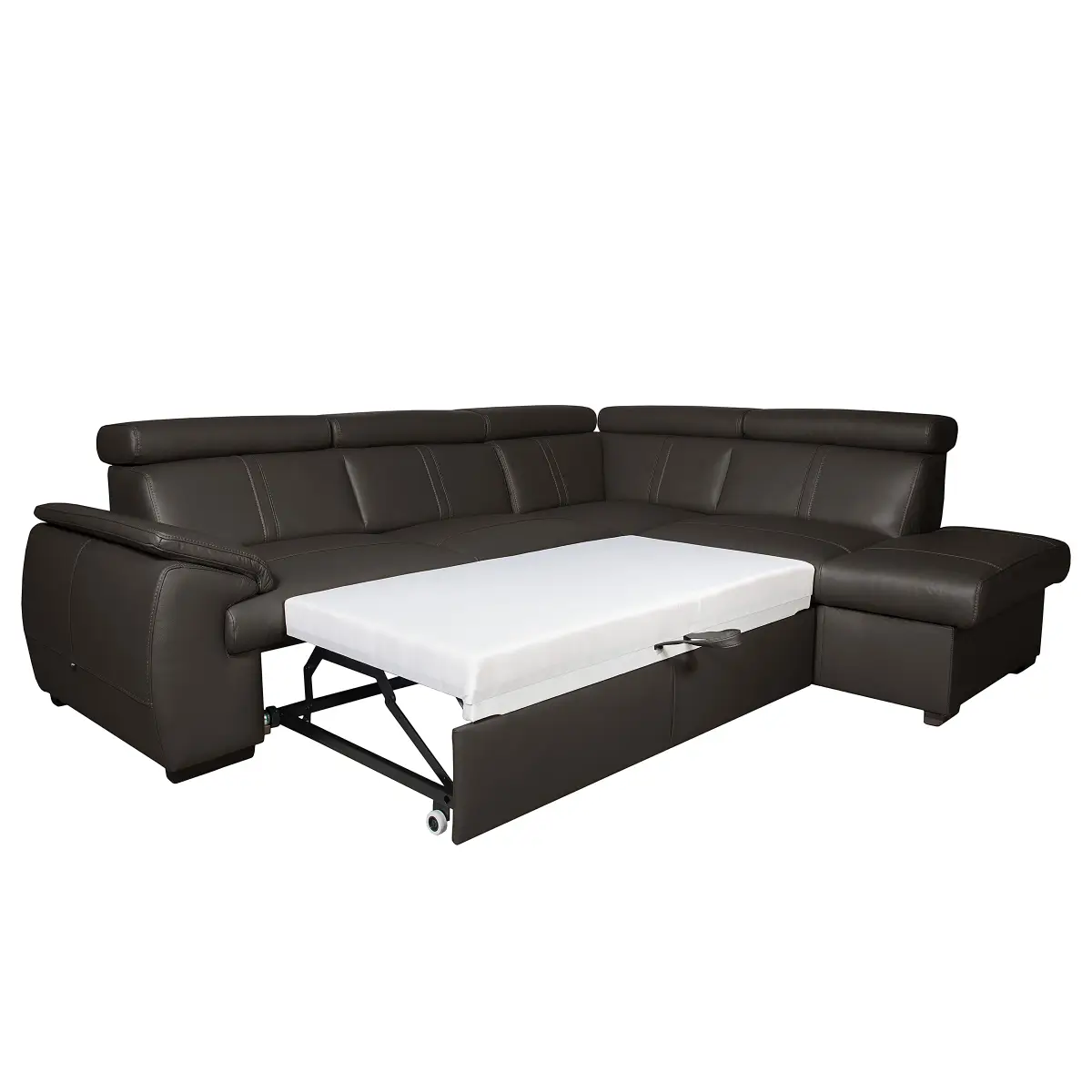Ecksofa mit Schlaffunktion Typ A | Braun