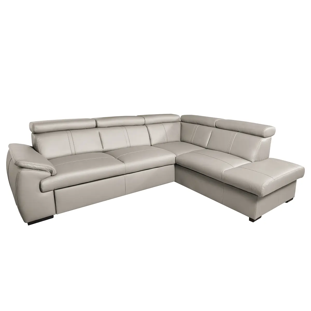 loftscape Ecksofa mit Schlaffunktion Typ A | Grau