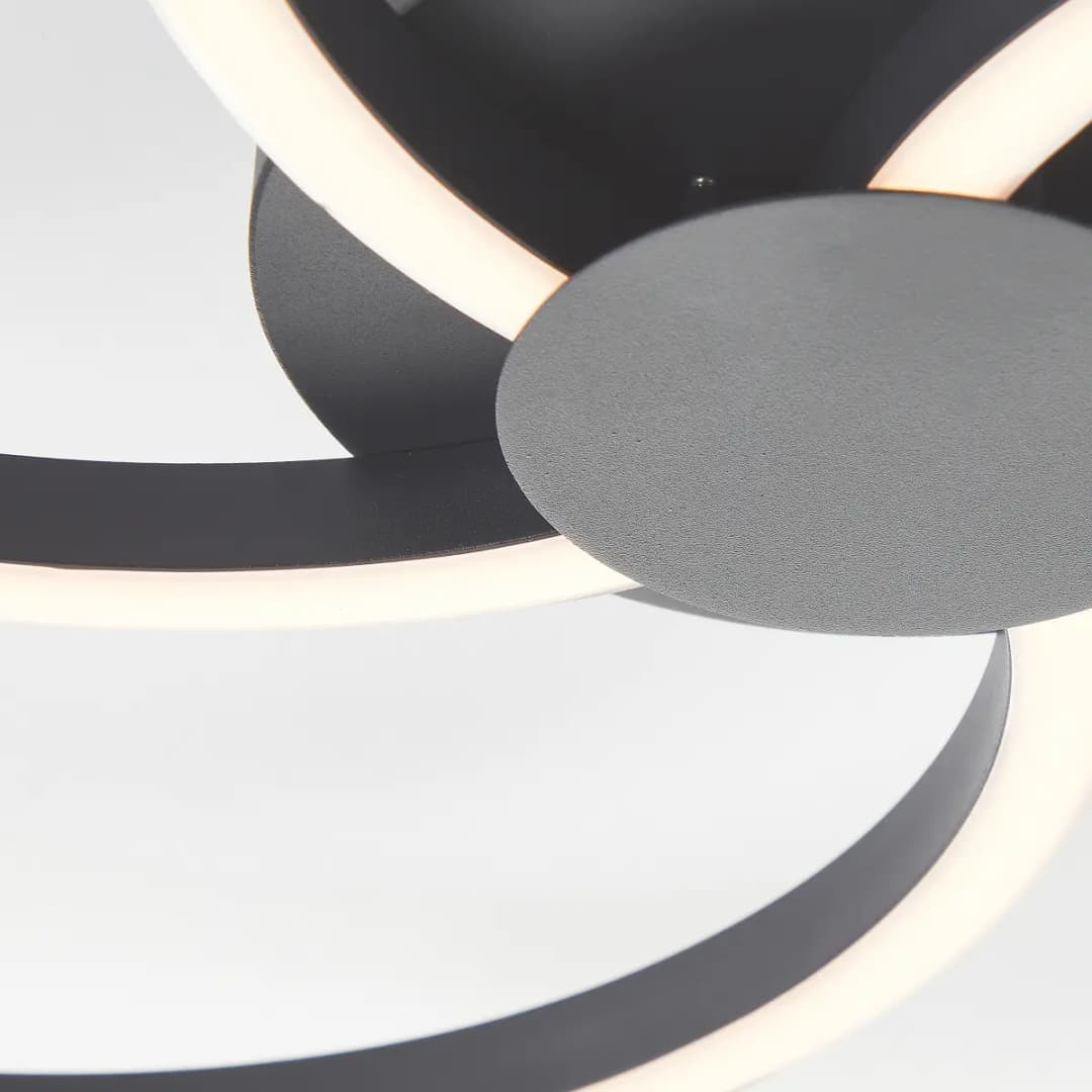 LED-Deckenleuchte Fico | Schwarz