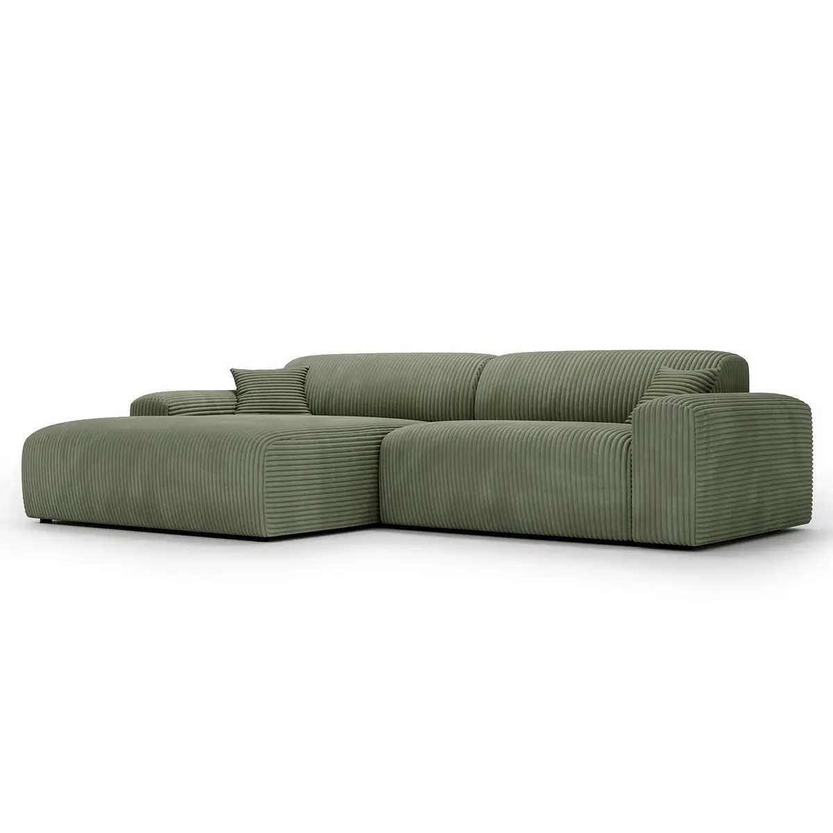 Ecksofa DUPERS | Grün