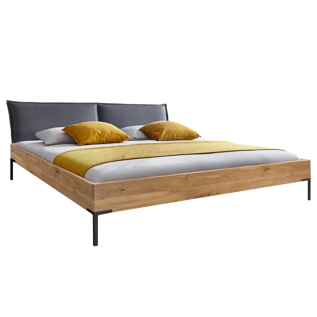 Massivholzbett Kevir | Braun