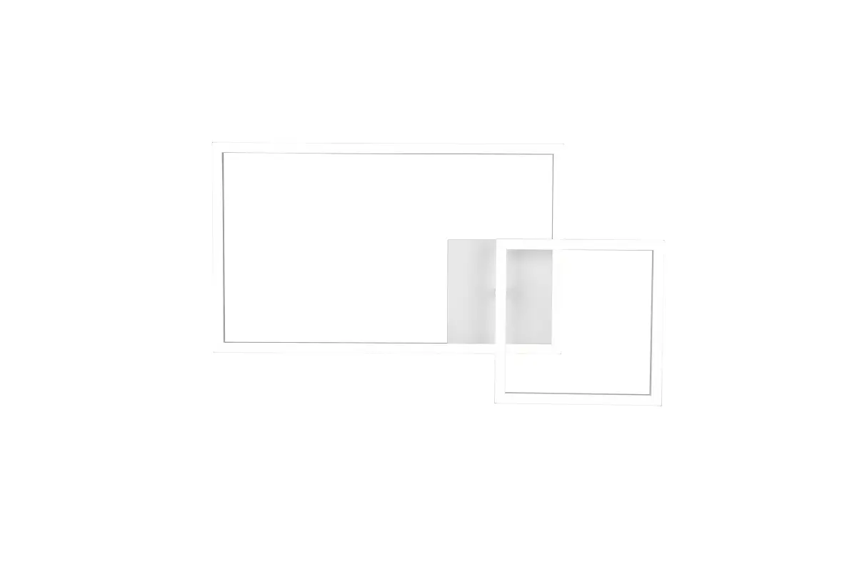 Reality Leuchten LED-Deckenleuchte Padella | Weiß