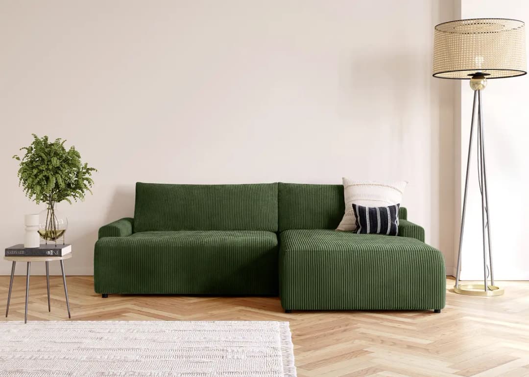 Ecksofa STANZZ | Grün