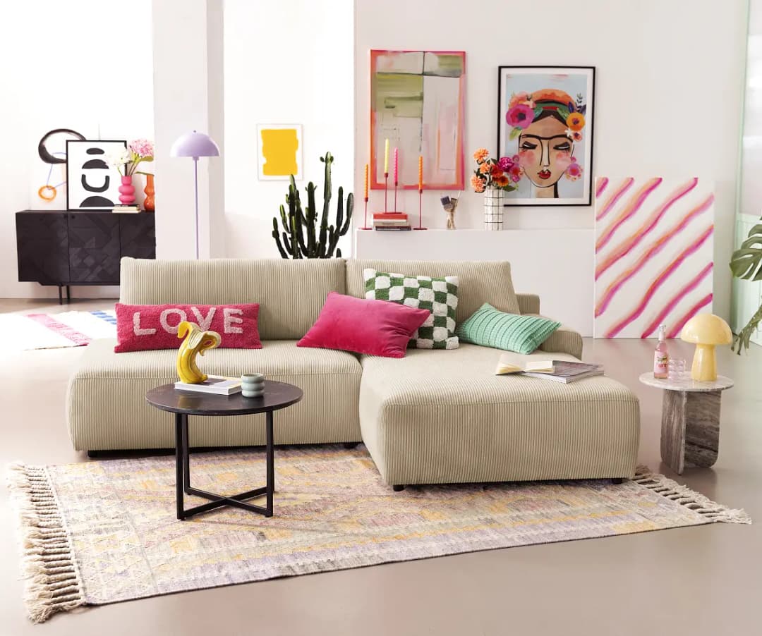 Ecksofa STANZZ | Beige