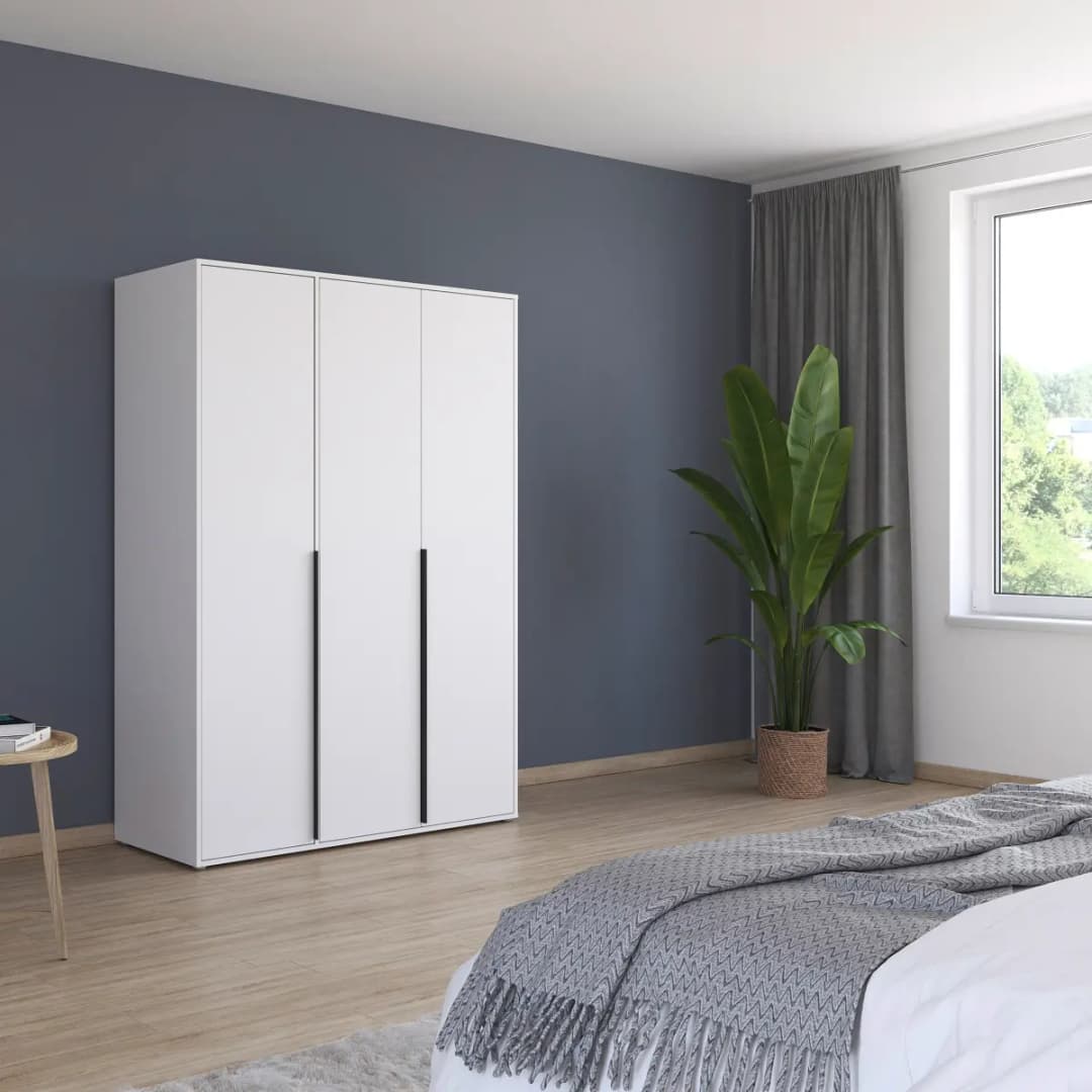 rauch Blue Nagata Kleiderschrank 140cm | Weiß