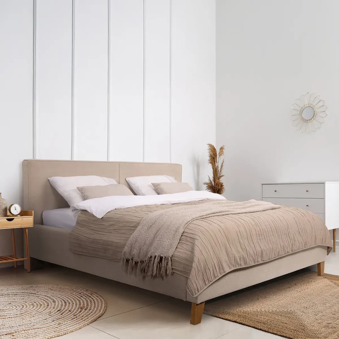 Polsterbett Miilet | Beige