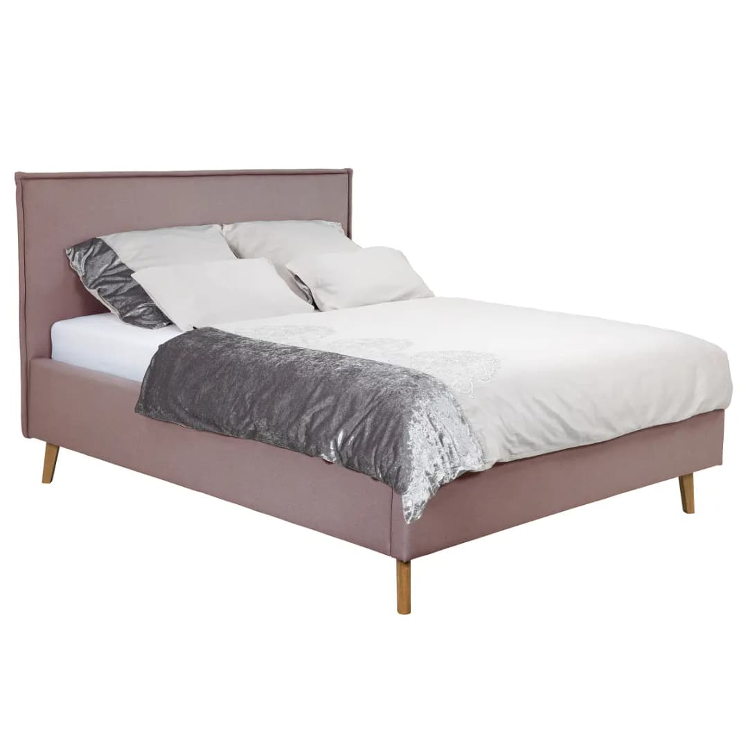Polsterbett Zagatta 140 x 200cm | Rosa