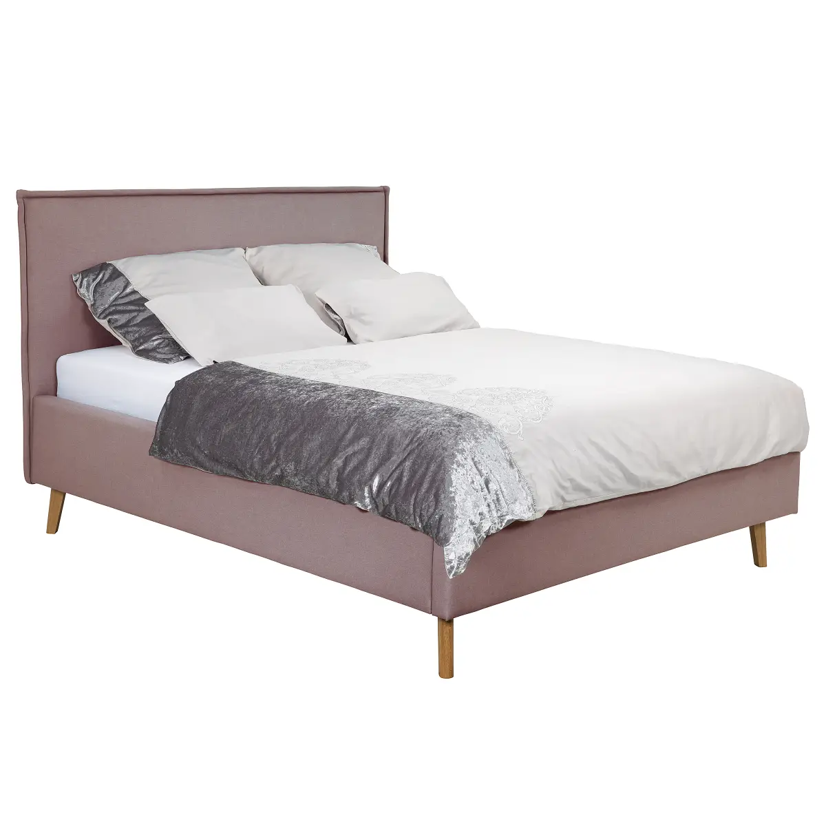 Polsterbett Zagatta 140 x 200cm | Rosa