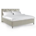 Polsterbett Atherley 160 x 200cm Strukturstoff Cully Beige