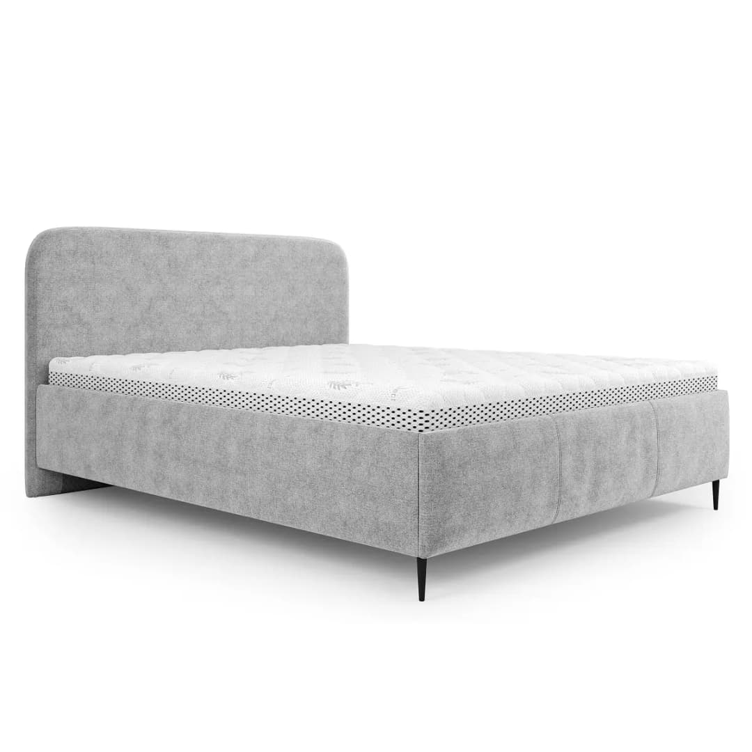 Polsterbett Mertell Typ B 160 x 200cm Chenille Relana Grau