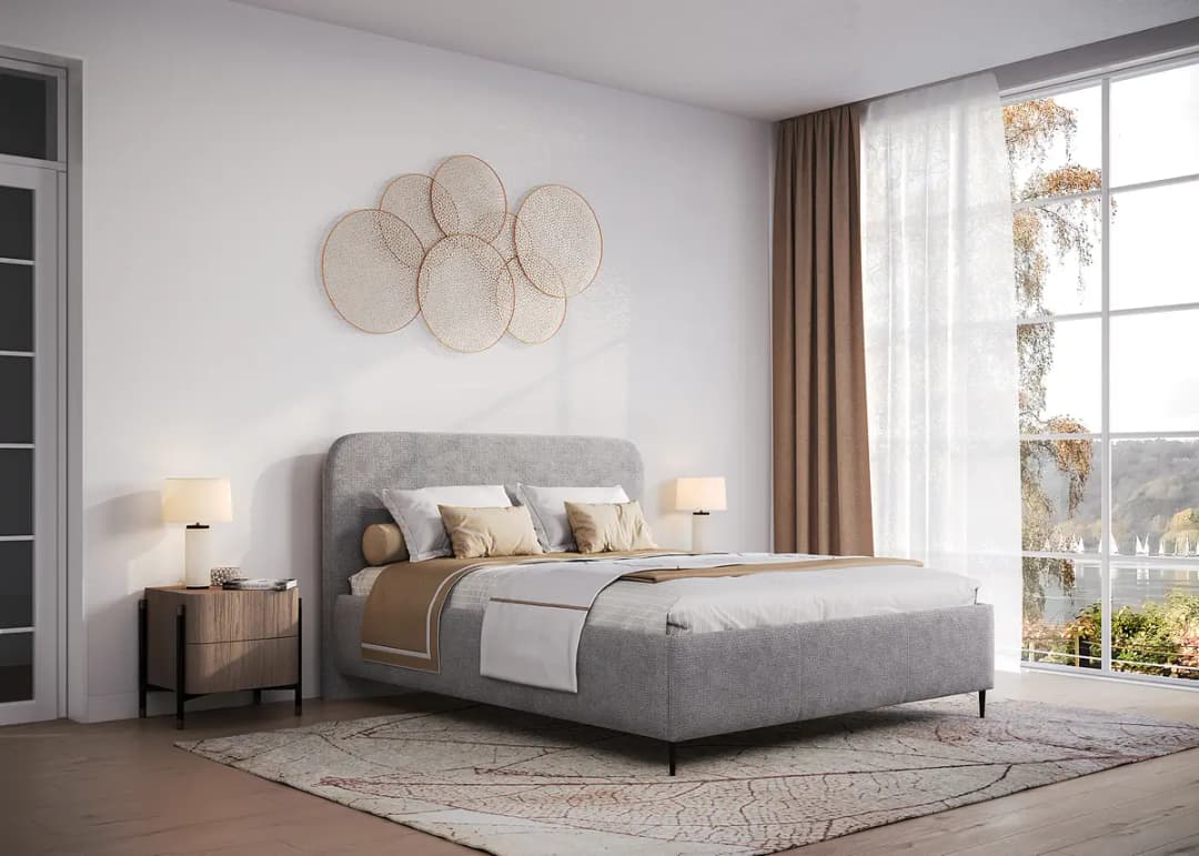Studio Copenhagen Polsterbett Mertell Typ B 160 x 200cm Chenille