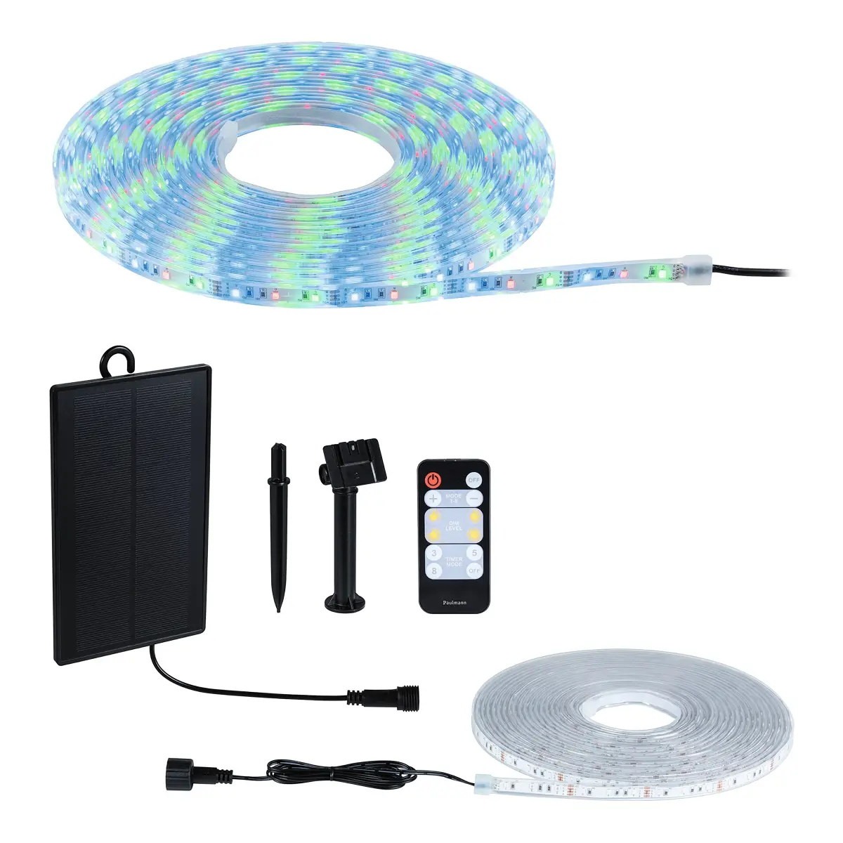 LED-Strip 1000cm Weiß/Durchsichtig | Mehrfarbig