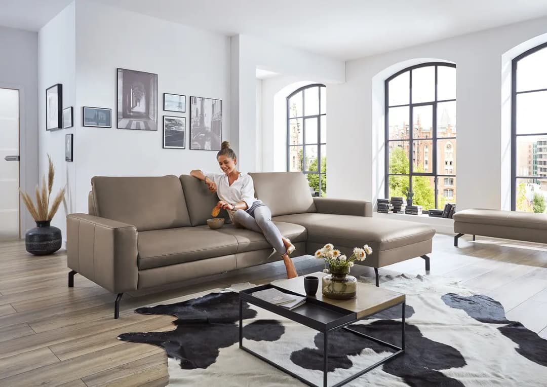Fredriks Ecksofa Kalahan | Beige