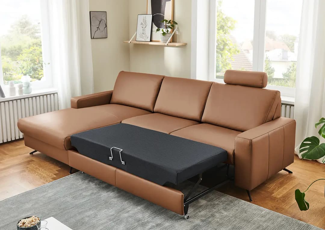 Ecksofa Wondina | Braun