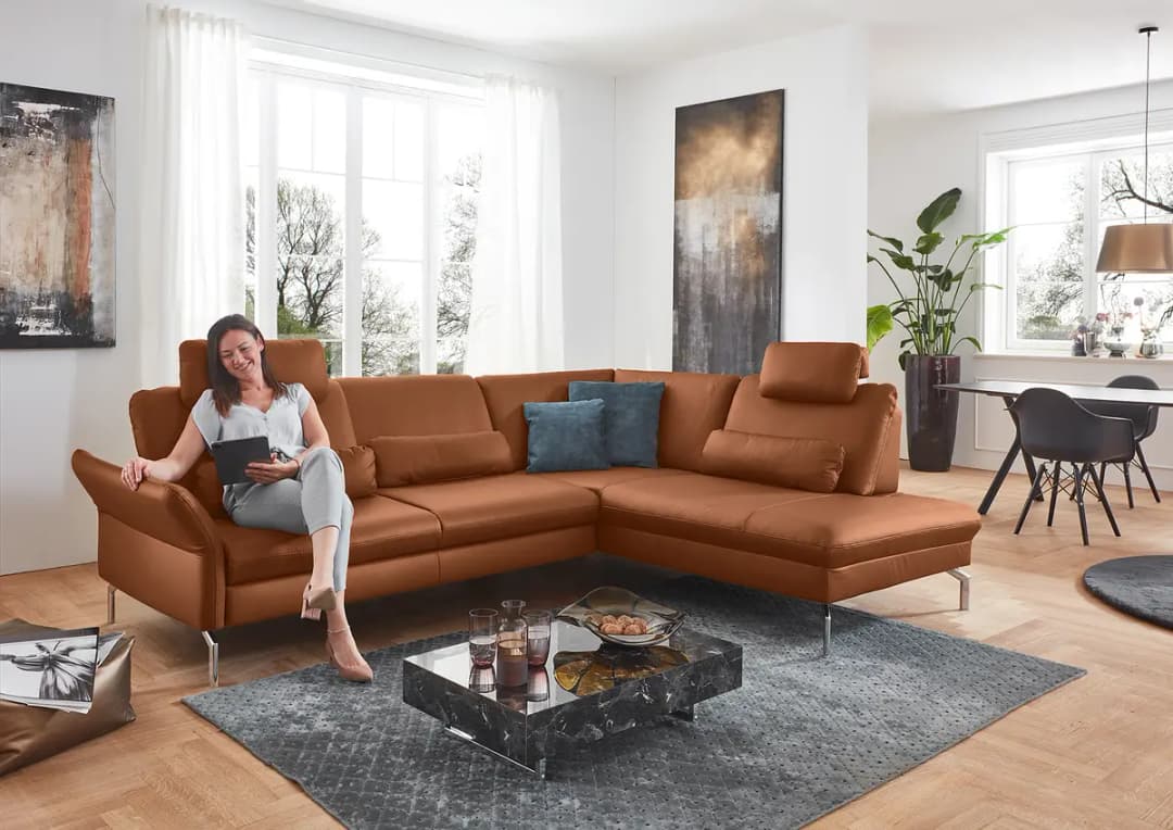 Fredriks Ecksofa Wilcolo | Braun