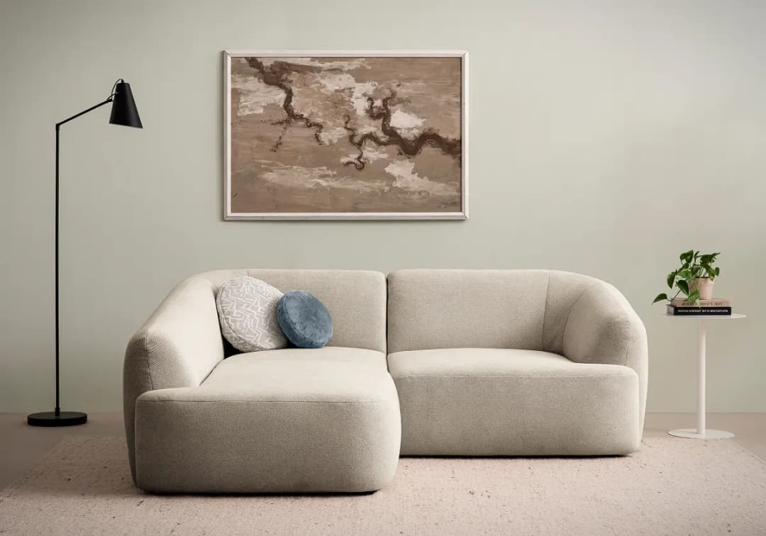 Ecksofa JELSA | Beige