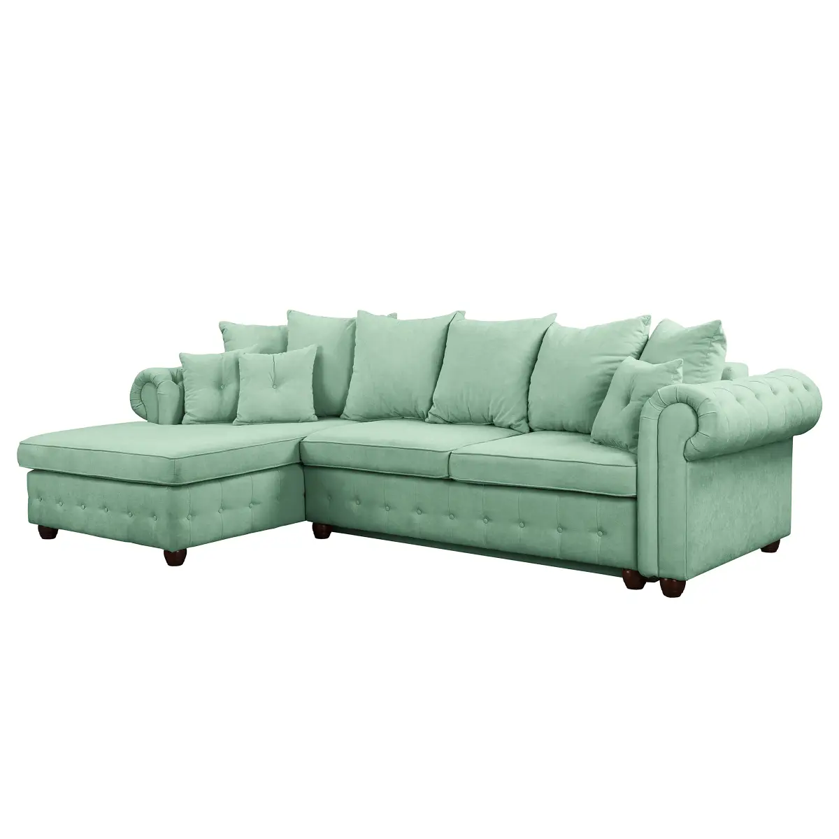 Ecksofa BISURA | Grün