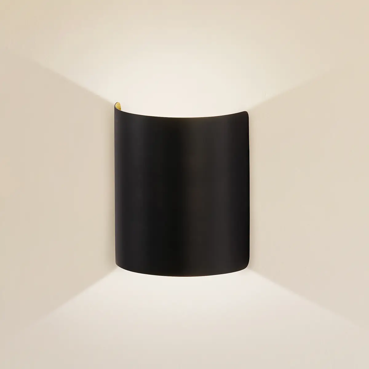 LED-Wandleuchte | Schwarz