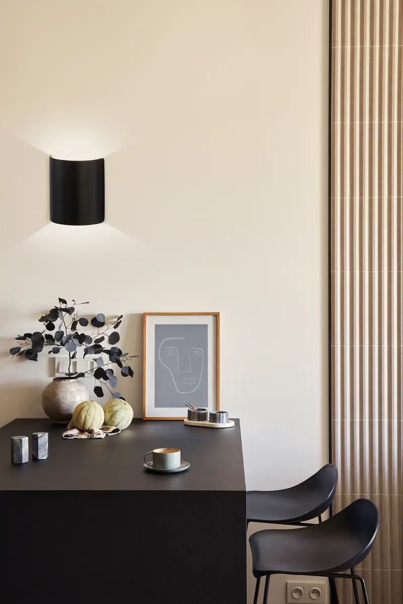 LED-Wandleuchte | Schwarz