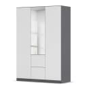 rauch Blue Drehtürenschrank Bristol | Grau