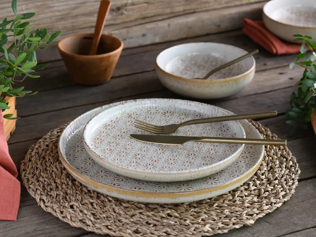 Tellerset Uno Emiliana 12-teilig | Mehrfarbig