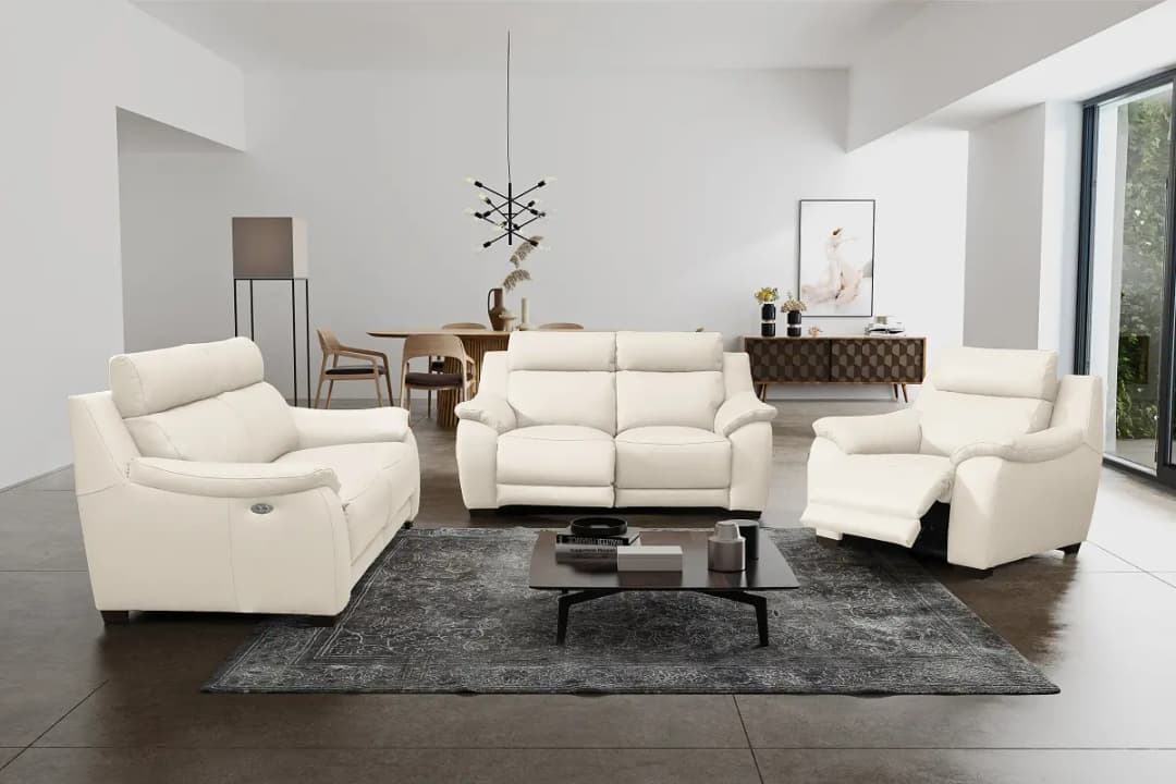 Fredriks 2-Sitzer Sofa Bankoba | Weiß