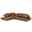 Ecksofa DERMO | Braun