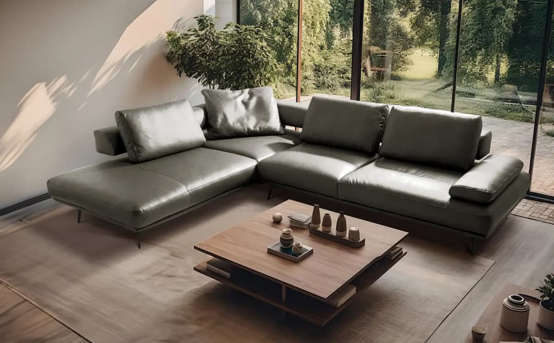Ecksofa DERMO | Grau