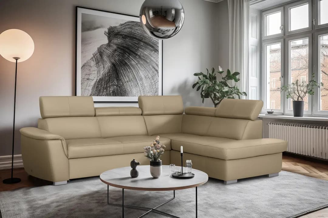 Fredriks Ecksofa Cafanda | Grau