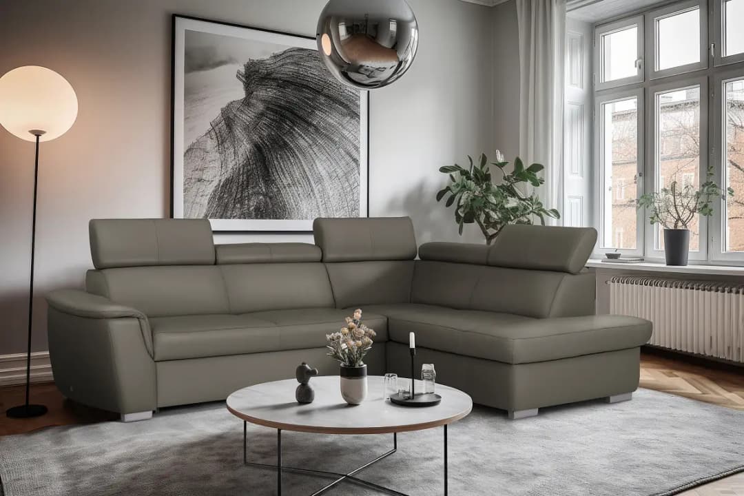 Fredriks Ecksofa Cafanda | Grau