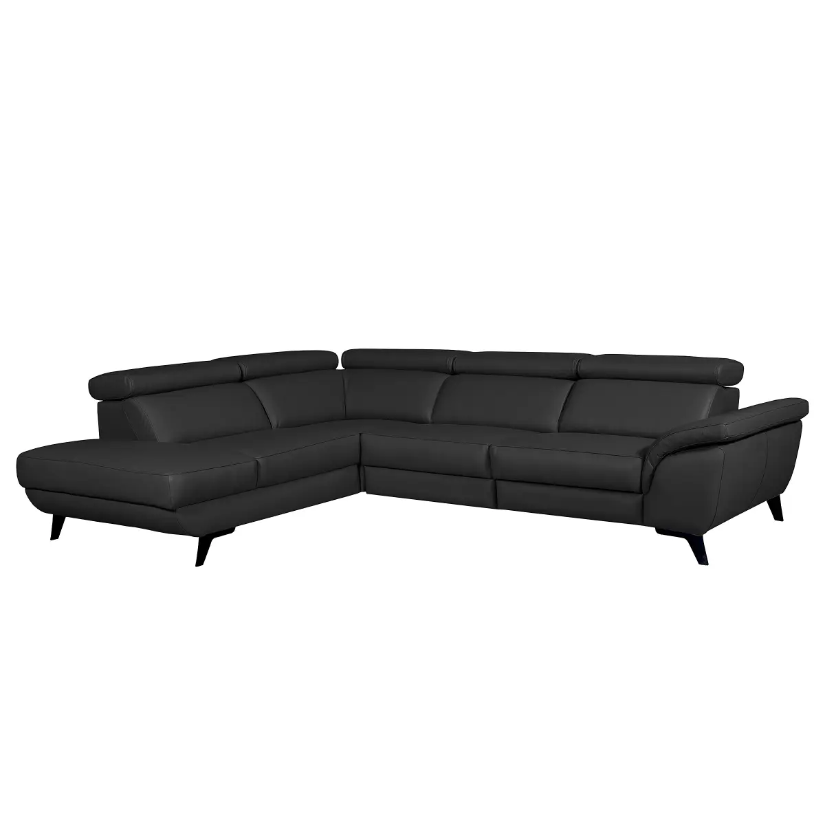 Ecksofa Diaolun | Schwarz