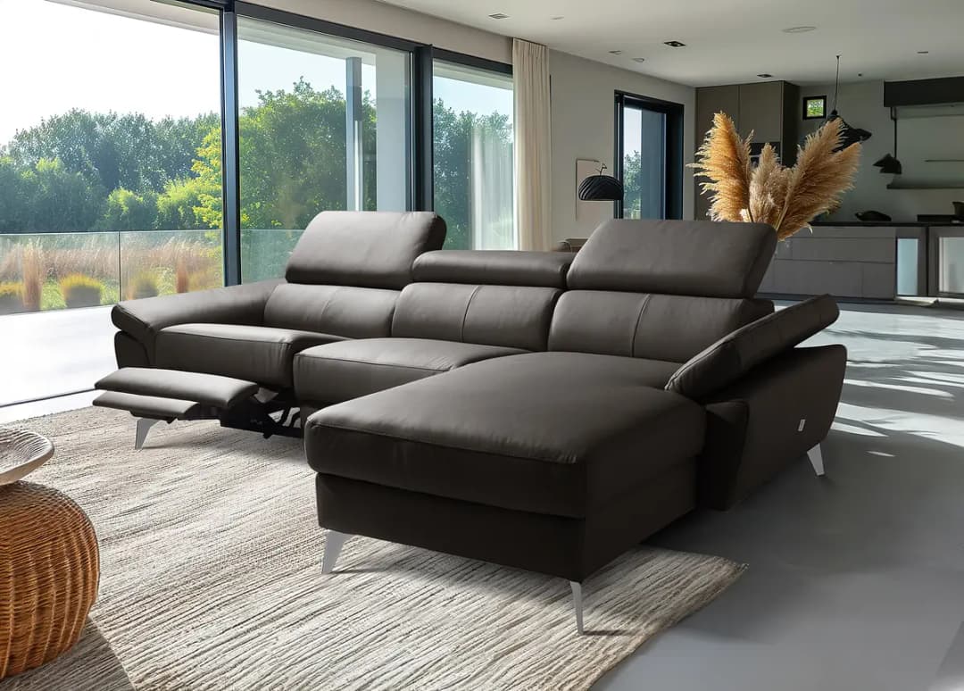 Ecksofa Talarik | Braun