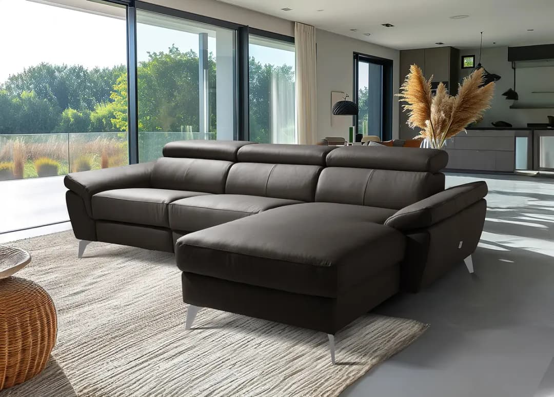 Ecksofa Talarik | Braun