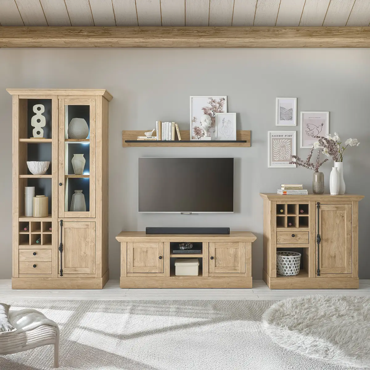 Ridgevalley Alvdal Wohnwand | Holztöne