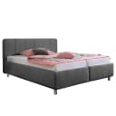 loftscape Polsterbett Jorcani mit Matratze 180 x 200cm | Grau