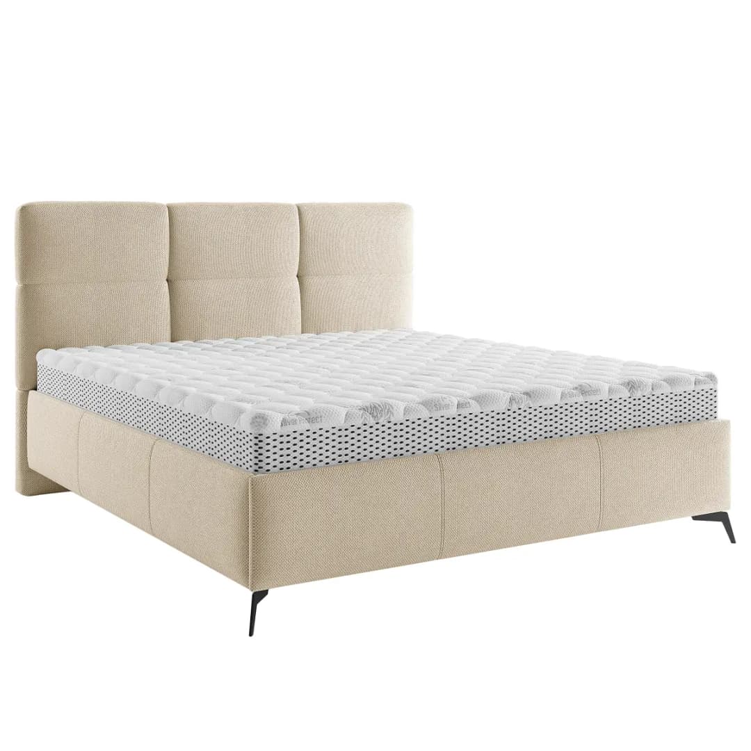 loftscape Polsterbett Addoson 180 x 200cm Strukturstoff Cully Beige