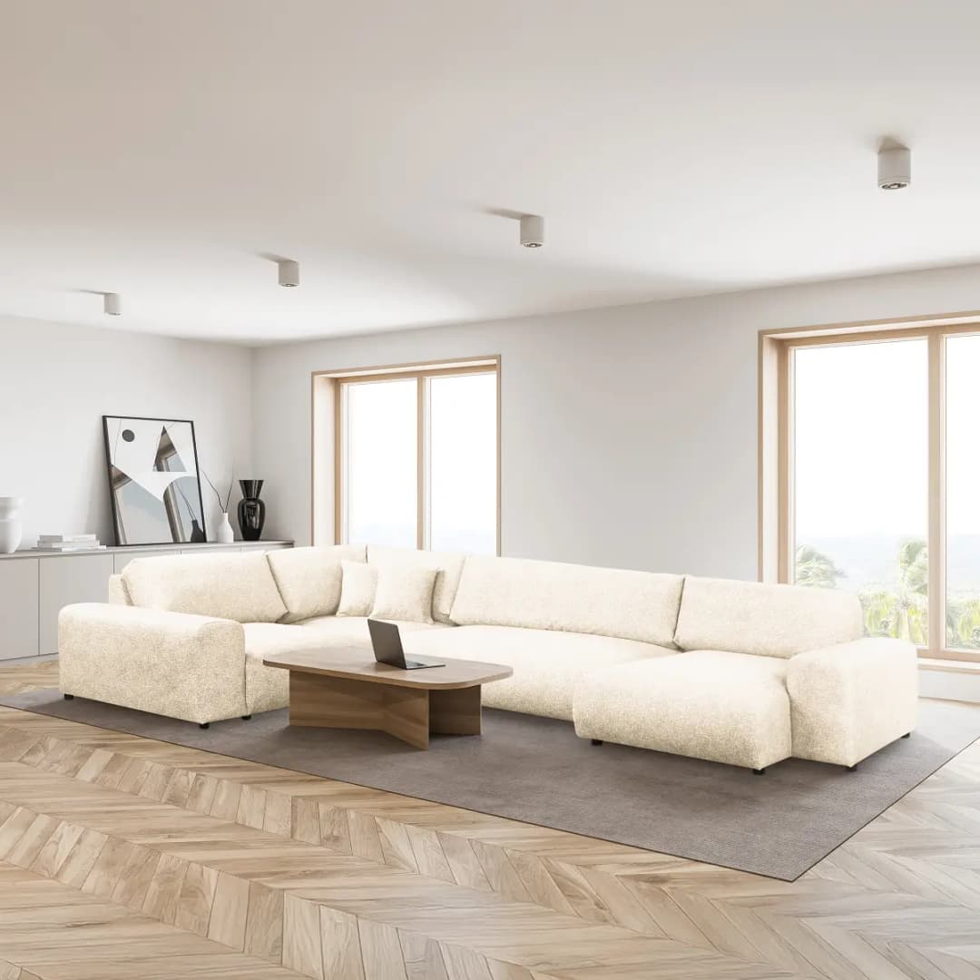 Fredriks Wohnlandschaft Blerta | Beige