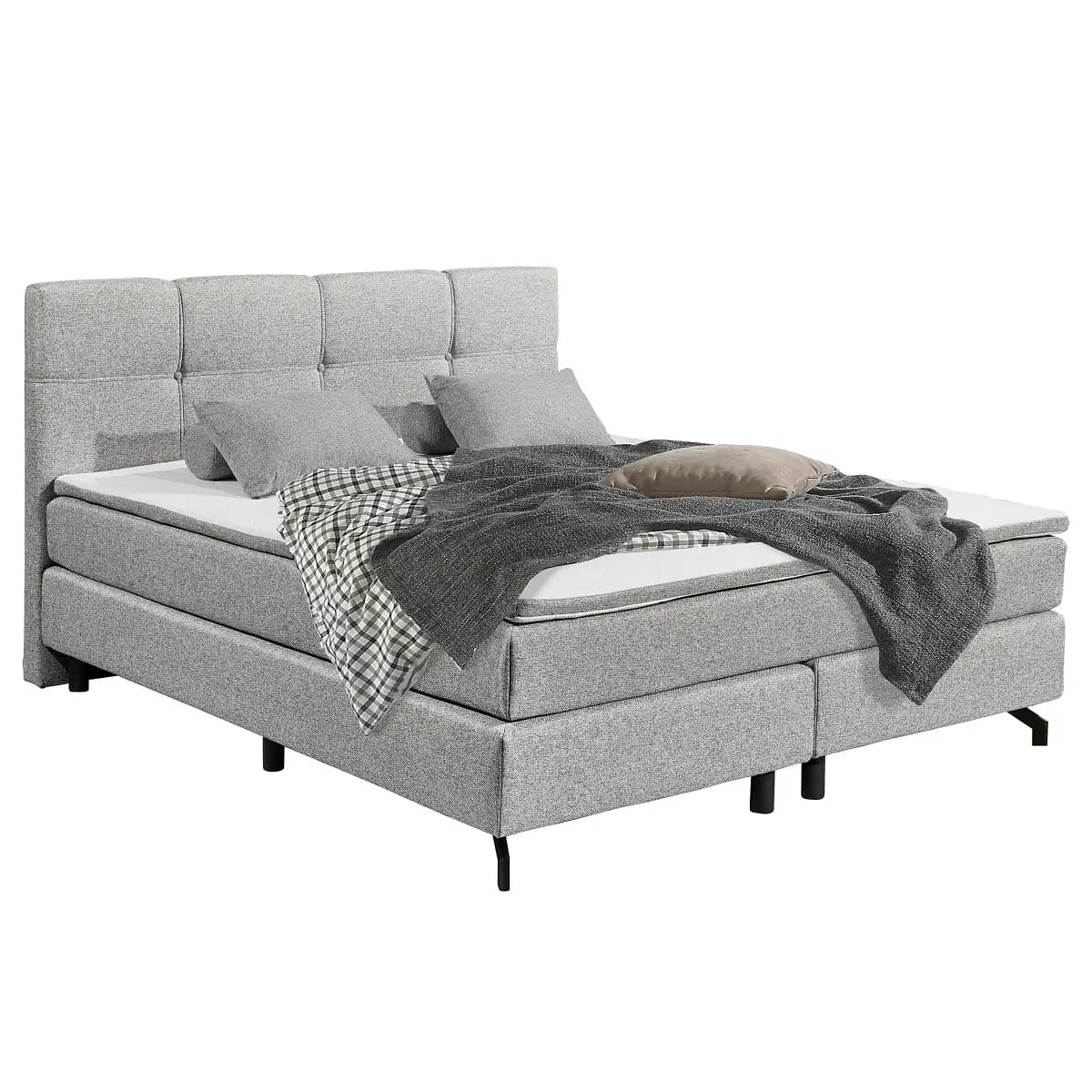 loftscape Boxspringbett Kalagazi | Grau