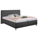 loftscape Polsterbett Deinert mit Matratze 180 x 200cm Webstoff Ramse