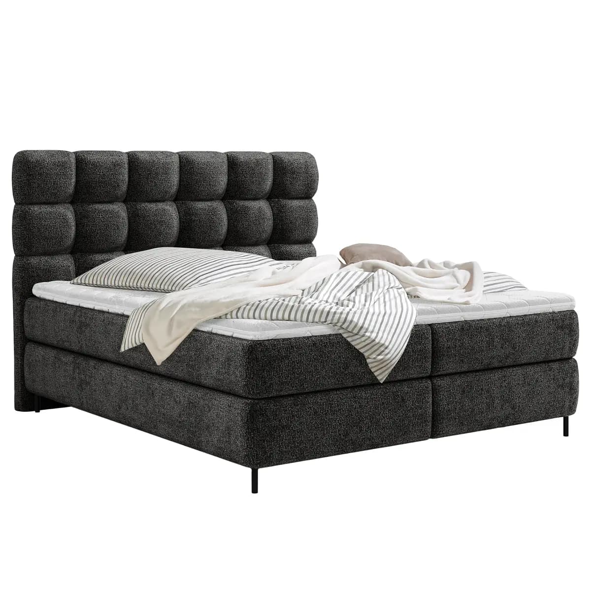Loftscape Boxspringbett Cashers | Schwarz