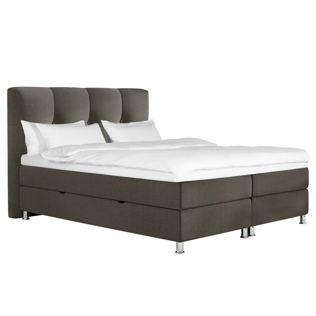 loftscape Boxbett Williard 180 x 200cm Flachgewebe | Braun