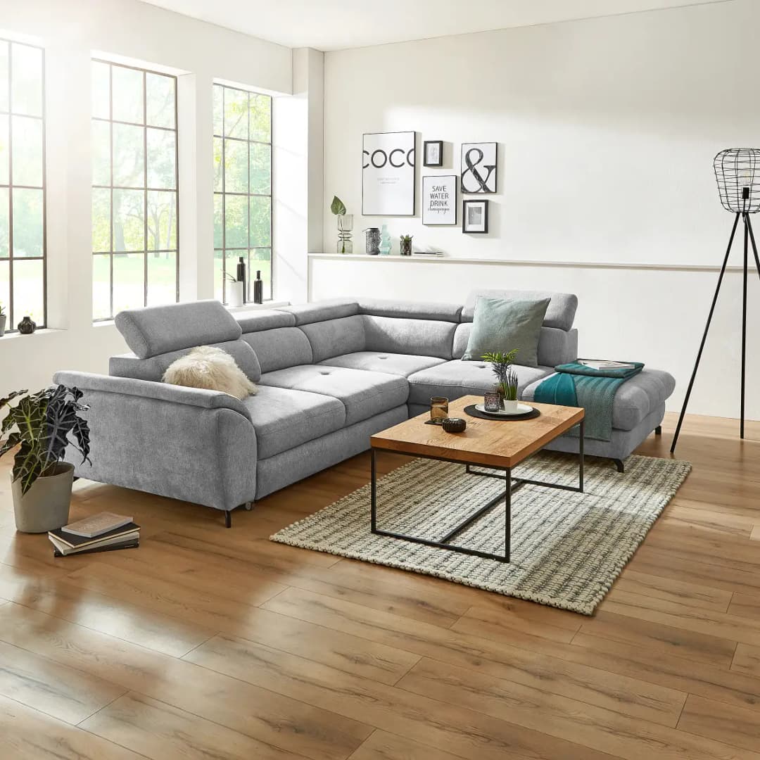 Fredriks Ecksofa Mehsi | Grau