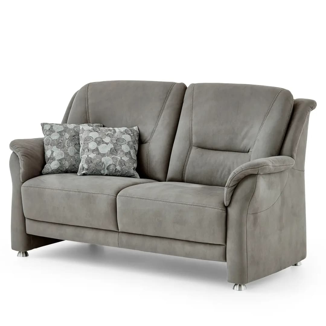 2,5-Sitzer Sofa Grau Microfaser Felia | Grau