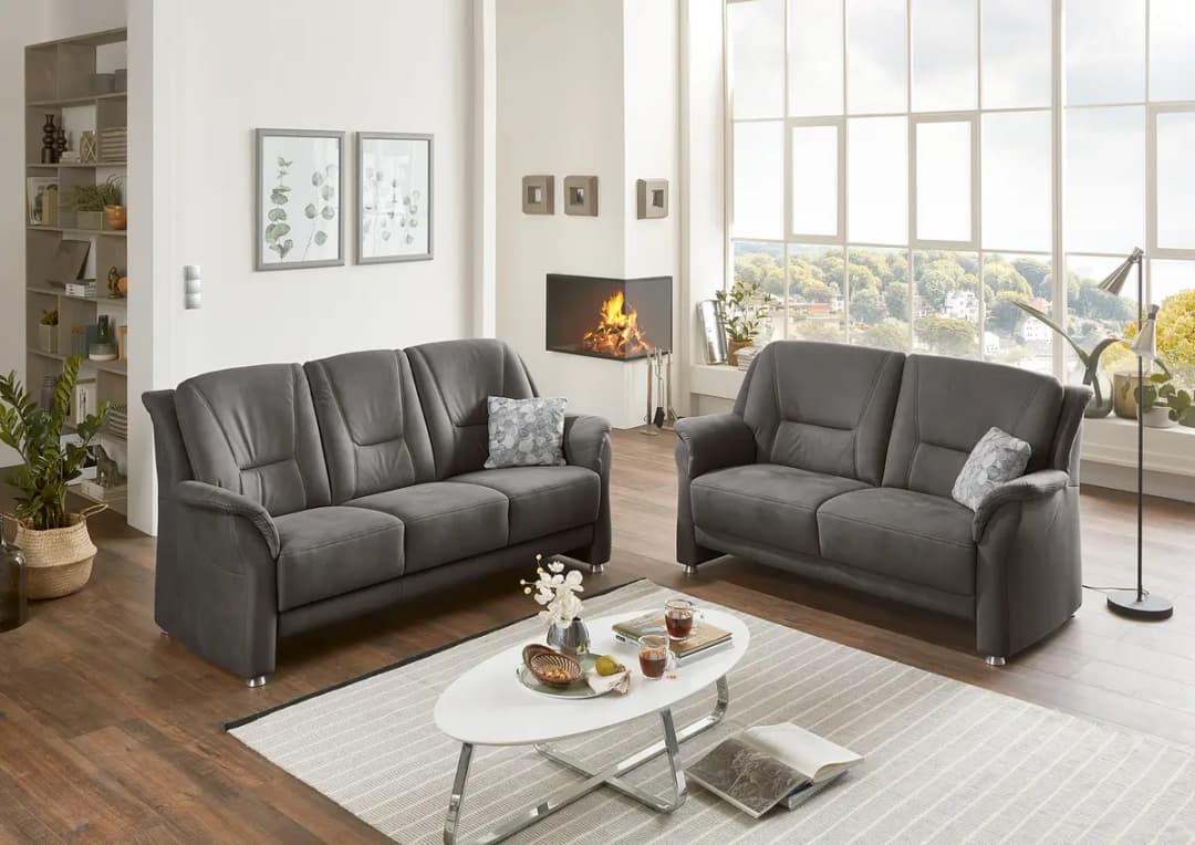 Fredriks 2,5-Sitzer Sofa Felia | Schwarz