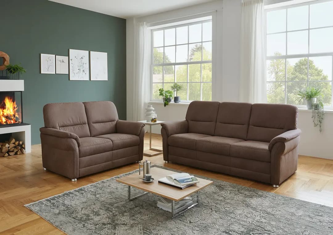 2-Sitzer Sofa Sadeta | Braun