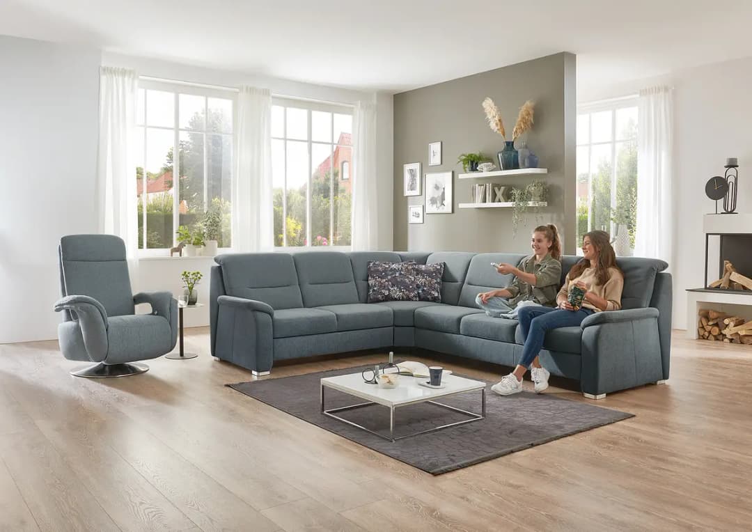 Fredriks Ecksofa Arrouda | Blau