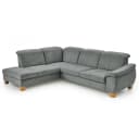 Fredriks Ecksofa Malkash mit Ottomane | Grau