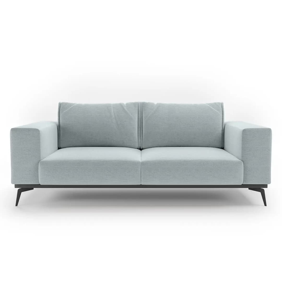 2,5-Sitzer Sofa Bimor Grau Strukturstoff Luela | Grau