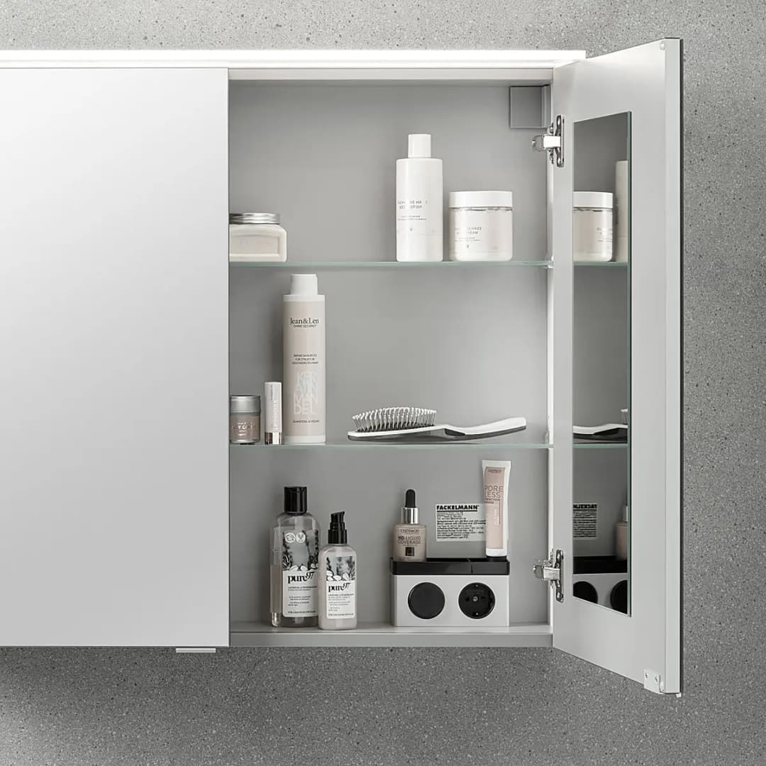 Spiegelschrank Perfekt | Weiß